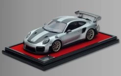 1/12 Dealer Edition Porsche 911 991.2 GT2 RS (Grey Matte Carbon) With Showcase Car Model
