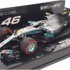 Minichamps 1/43 Scale 410 191745 - F1 Mercedes AMG W08 V. Rossi 2019