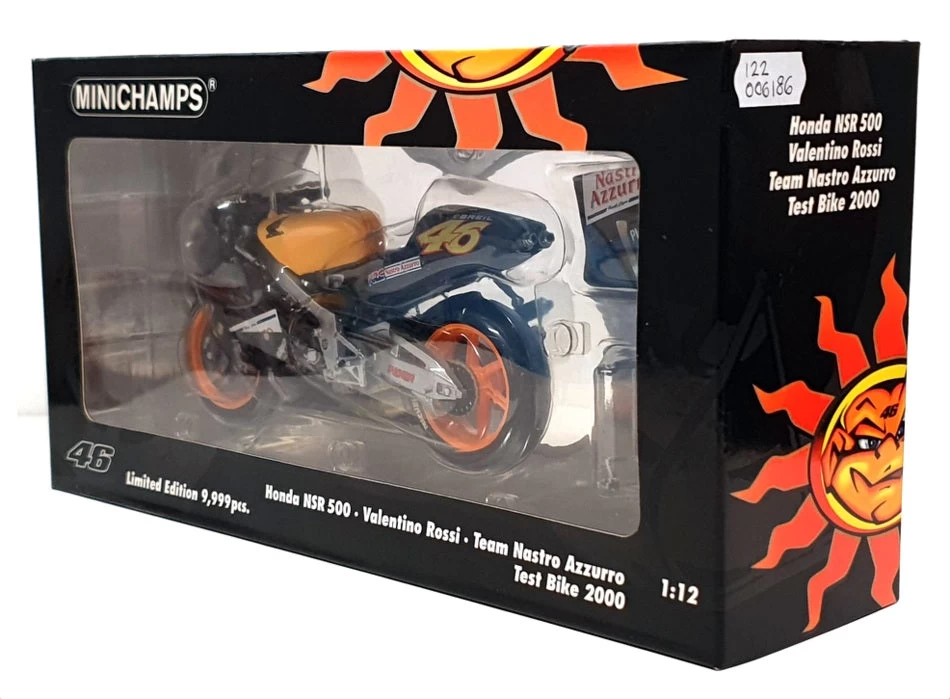 Minichamps 1/12 Scale 122 006186 - Honda NSR 500 - Rossi Test Bike 2000 - Image 6