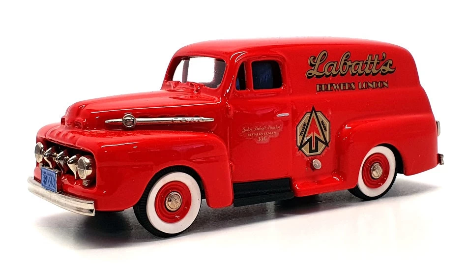 Brooklin Models 1/43 Scale BRK42-3 - 1952 Ford F1 Panel Van Labatt's Red 1 Of 40