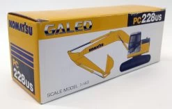 Tomica 1/43 Scale Diecast - PC228US Galeo Komatsu PC228 US Excavator