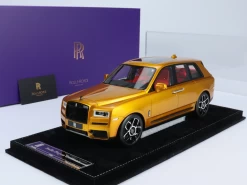 1/18 HH Model Rolls-Royce Cullinan (Chrome Gold) Resin Car Model