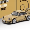 1/64 Tarmac Works Porsche RWB 930 Garuda Street Version With Silver Rims