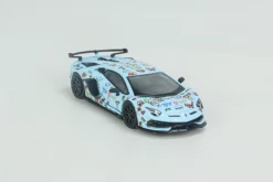 1/64 MINI GT Lamborghini Aventador SVJ Baby Blue GIVE China 2022