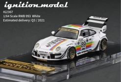 IG 1/64 IG Porsche 911 RWB 993 White Resin IG2367
