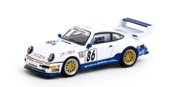 1/64 Tarmac Works Porsche 911 Turbo S LM GT Suzuka 1000km 1994 #86