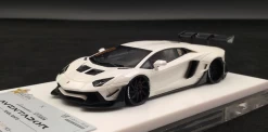 1/43 Fuelme Lamborghini Aventador Roadster LB Works 50th Anniversary (Pearl White) Diecast Car Model