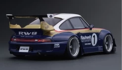 1/43 Ignition Model Porsche RWB 993 White/Gold/Blue Resin
