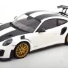 1/18 Minichamps 2018 Porsche 911 (991.2) GT2 RS Weissach Package (White With Golden Rims) Car Model Limited 300 Pieces