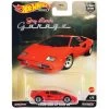 Lamborghini Countach LP 5000 QV Red "Jay Leno’s Garage" Diecast Model Car By Hot Wheels