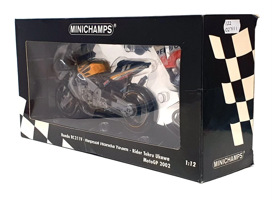 Minichamps 1/12 Scale 122 027111 - Honda RC211V Repsol T. Ukawa MotoGP 2002 - Image 5