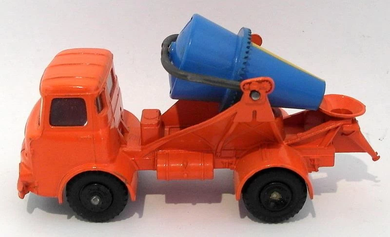 Vintage Dinky 960 - Lorry Mounted Concrete Mixer - Orange Black Wheels - Image 6