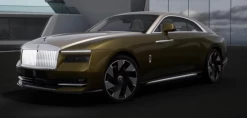 1/18 HH Model Rolls-Royce Spectre Chartreuse/ Champagne Gold