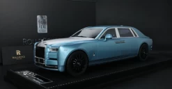 1/18 HH Model Rolls-Royce Phantom Extended Wheelbase 8th Generation (Tiffany Blue) Resin Car Model Limited 20 Pieces (ETA June-July 2021)