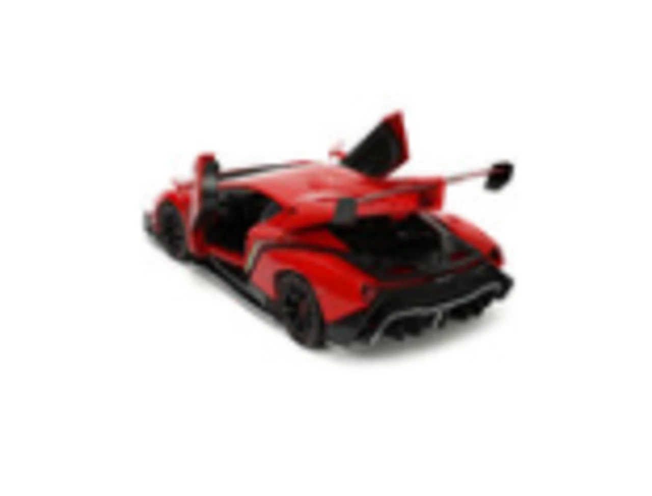 Lamborghini Veneno Red And Black "Hyper-Spec" Series 1/24 Diecast Model Car By Jada - Image 3