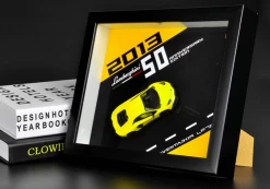 1/43 Lamborghini LP720 Yellow Diecast Model Car By Time Model