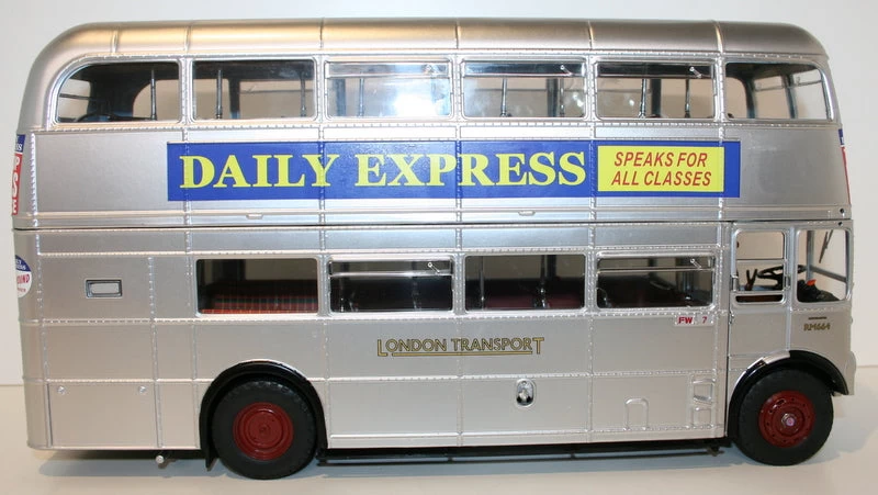 SunStar 1/24 Scale 2903 Routemaster Bus Daily Express RM664 WLT 664 Silver Lady - Image 4