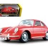 1961 Porsche 356 B Coupe Red 1/24 Diecast Model Car By Bburago