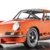 1/18 Minichamps Porsche 911 Carrera RS 1972 Orange W Black Decor Diecast 2 Door Open