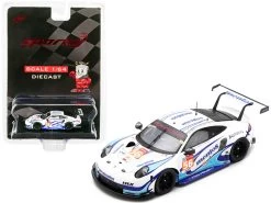 Porsche 911 RSR #56 Matteo Cairoli - Egidio Perfetti - Larry Ten Voorde "Mentos" "Team Project 1" 24H Of Le Mans (2020) 1/64 Diecast Model Car By Sparky