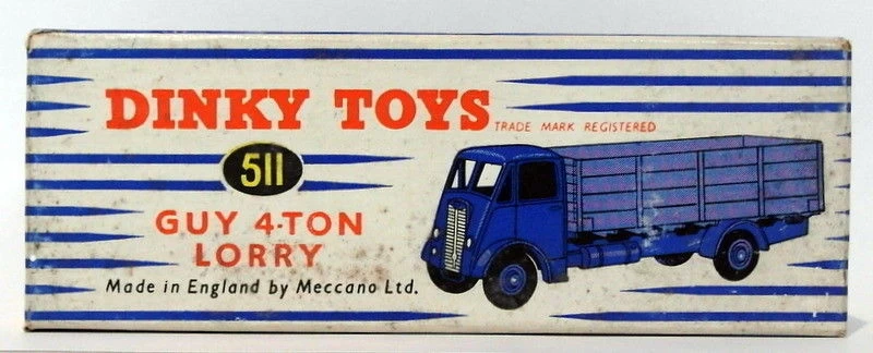 Vintage Dinky 511 - Guy 4 Ton Lorry - Blue - Image 9