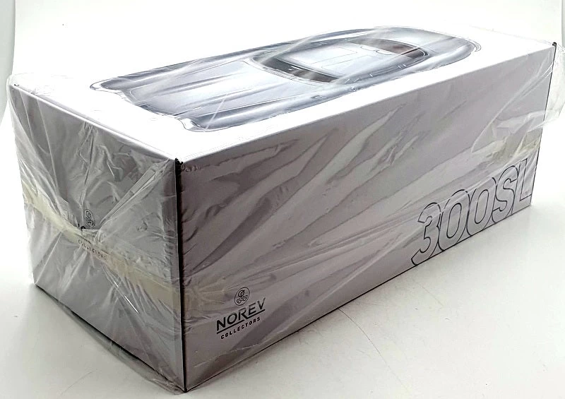 Norev 1/12 Scale Diecast Model 123850 - Mercedes-Benz 300 SL 1954 - Silver - Image 5