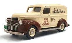 Durham Classics 1/43 Scale DC-12A - 1941 Chevrolet Panel Van - Cream/Brown
