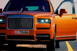 1/18 HH Model Rolls-Royce Cullinan Lemon Yellow Resin Car Model