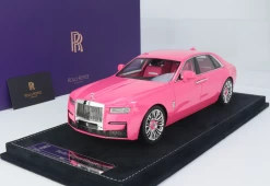 1/18 HH Model Rolls-Royce Ghost Blushing Pink Resin Car Model