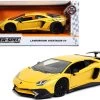 Lamborghini Aventador SV Yellow "Hyper-Spec" 1/24 Diecast Model Car By Jada