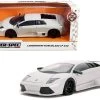 Lamborghini Murcielago LP640 Light Gray Pastel "Hyper-Spec" 1/24 Diecast Model Car By Jada
