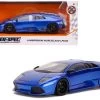 Lamborghini Murcielago LP640 Candy Blue "Hyper-Spec" 1/24 Diecast Model Car By Jada