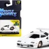 Lamborghini Countach White 1/64 Diecast Model Car By Muscle Machines