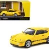 1/64 Tarmac Works Porsche 911 Turbo Yellow Diecast Car Model