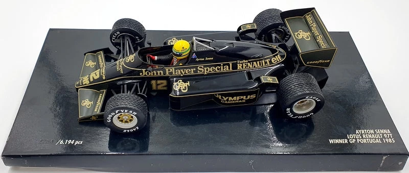 Minichamps 1/18 Scale 540 851892 - Lotus Renault 97T Ayrton Senna #12 1985 - Image 3