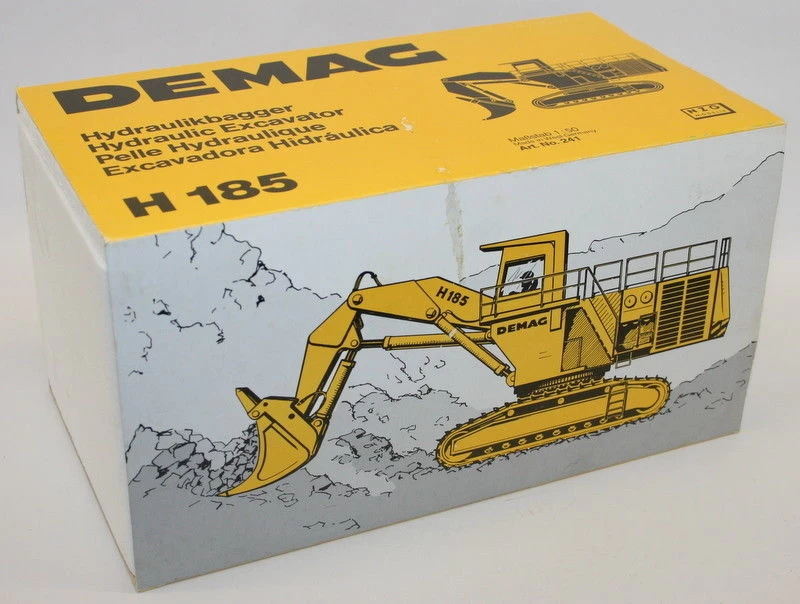 NZG 1/50 Diecast - 241 - Demag H185 Hydraulic Excavator