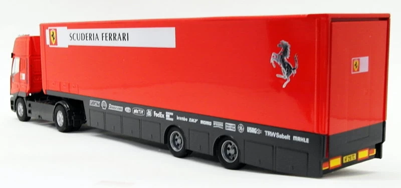 Old Cars 1/43 Scale OC17219 - Iveco F1 Car Transporter Truck - Scuderia Ferrari - Image 2