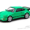 1/64 Tarmac Works Porsche 911 Turbo Green Diecast Car Model