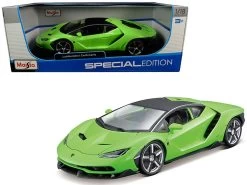 1/18 Maisto Lamborghini Centenario (Lime Green With Matt Black Top) Diecast Car Model