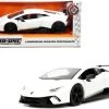 Lamborghini Huracan Perfomante White "Hyper-Spec" Series 1/24 Diecast Model Car By Jada