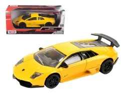 Lamborghini Murcielago LP 670 4 SV Yellow 1/24 Diecast Model Car By Motormax