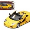 Lamborghini Murcielago Roadster Yellow Metallic 1/24 Diecast Model Car By Motormax