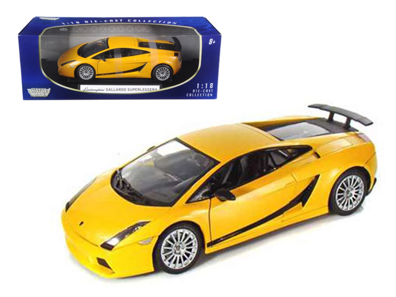 1/18 Motormax Lamborghini Gallardo Superleggera (Orange) Diecast Car Model