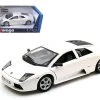 Lamborghini Murcielago Pearl White 1/18 Diecast Car Model By Bburago
