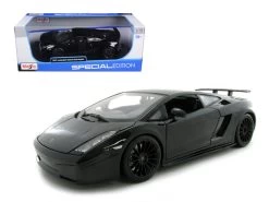 2007 Lamborghini Gallardo Superleggera Black 1/18 Diecast Model Car By Maisto