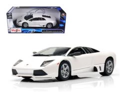2007 Lamborghini Murcielago LP640 White 1/18 Diecast Model Car By Maisto