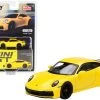 Porsche 911 (992) Carrera 4S Racing Yellow Limited Edition To 3000 Pieces Worldwide 1/64 Diecast Model Car By True Scale Miniatures