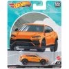 Lamborghini Urus Orange Metallic With Graphics "Auto Strasse" Series Diecast Model Car By Hot Wheels