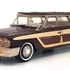 CONQUEST 1/43 Scale CQ3621 - 1963 Ford Galaxie Country Squire - Maroon
