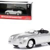 1958 Porsche 356 Speedster Super Silver Metallic 1/43 Diecast Model Car By Greenlight
